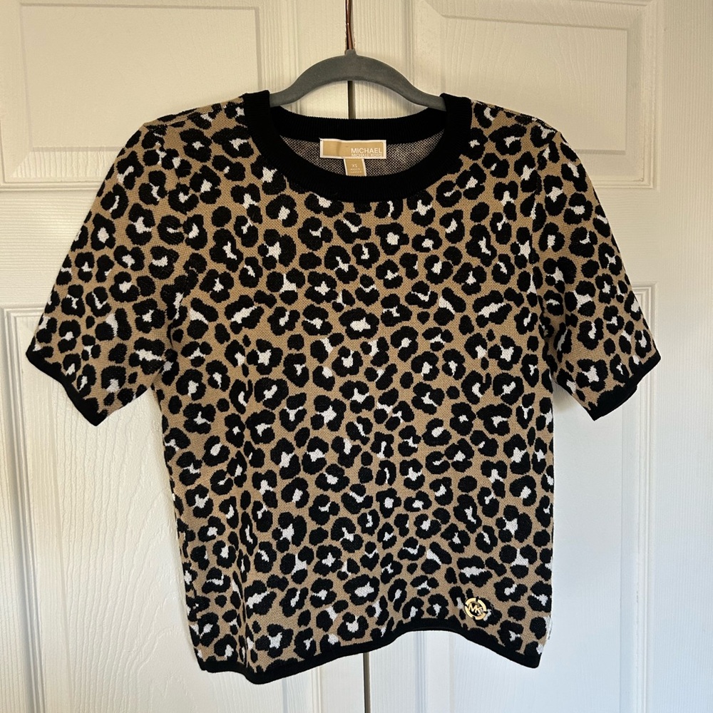 Michael Kors Cheetah Top - NWT